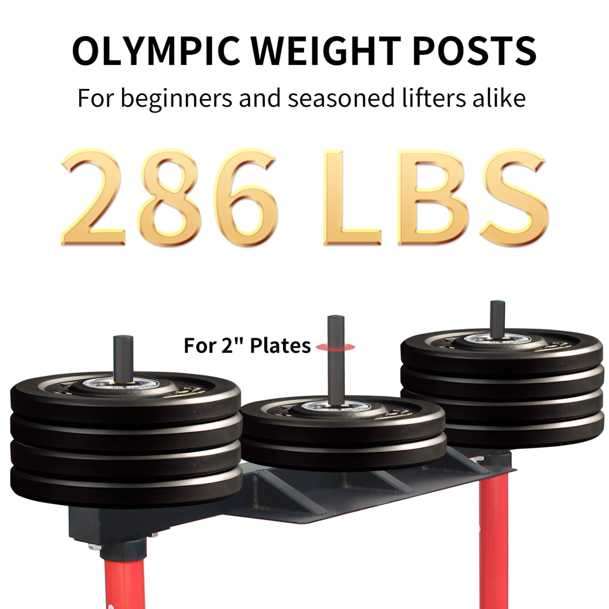 Prensa de piernas vertical prémium Rovix con respaldo y reposacabezas ajustables para gimnasios en casa, 660 lb (SAK34819)