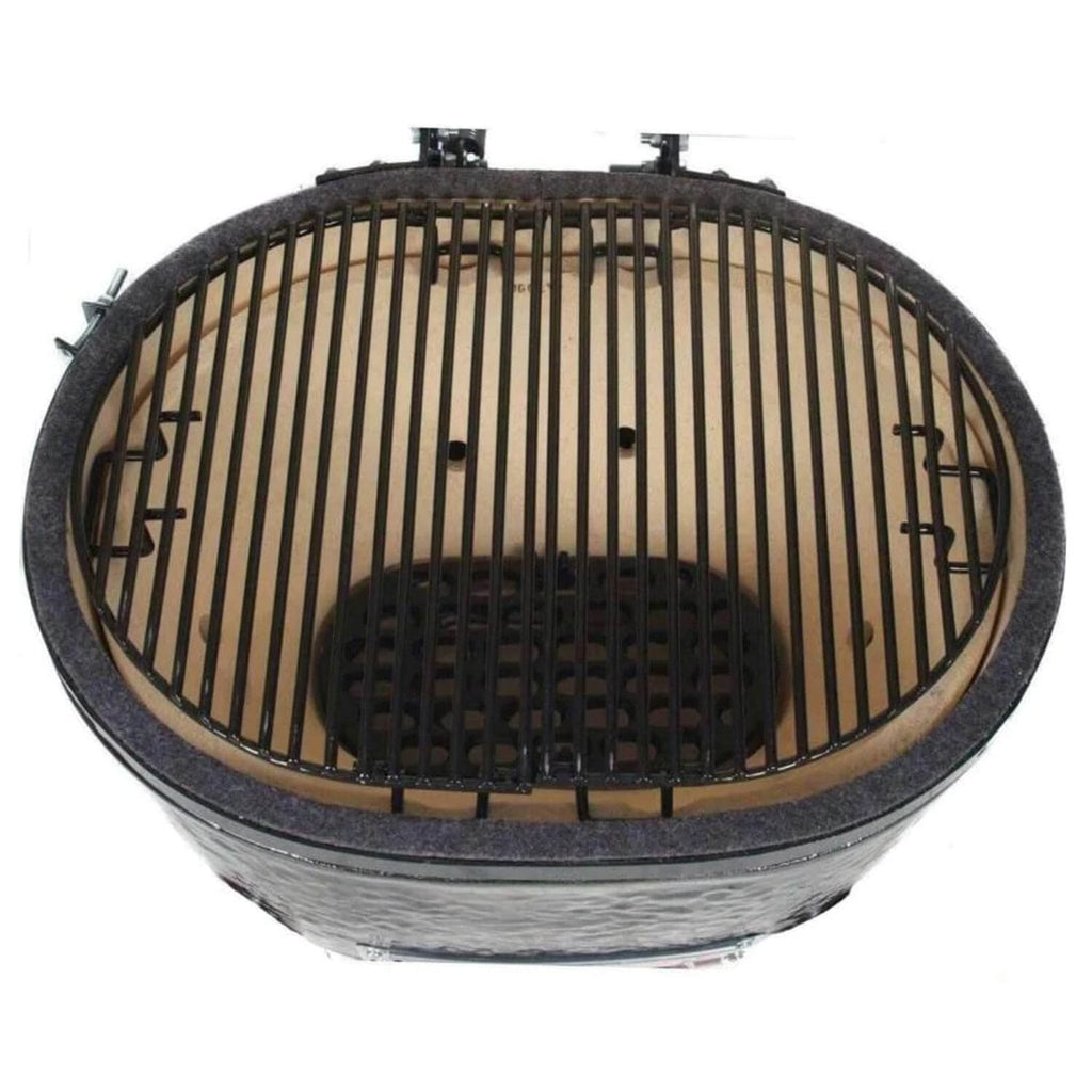 Parrilla Kamado de Cerámica Primo Oval XL 400 con Rejillas de Acero Inoxidable [PGCXLH] (SAK23100)