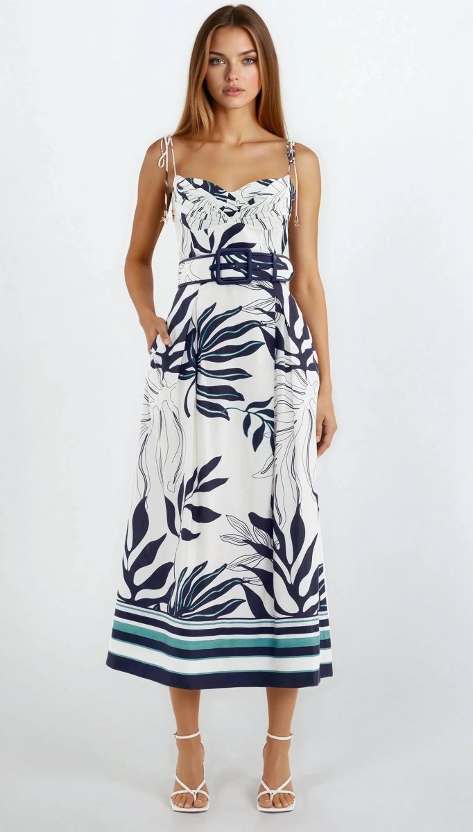Aurelia Strap Midi – Print