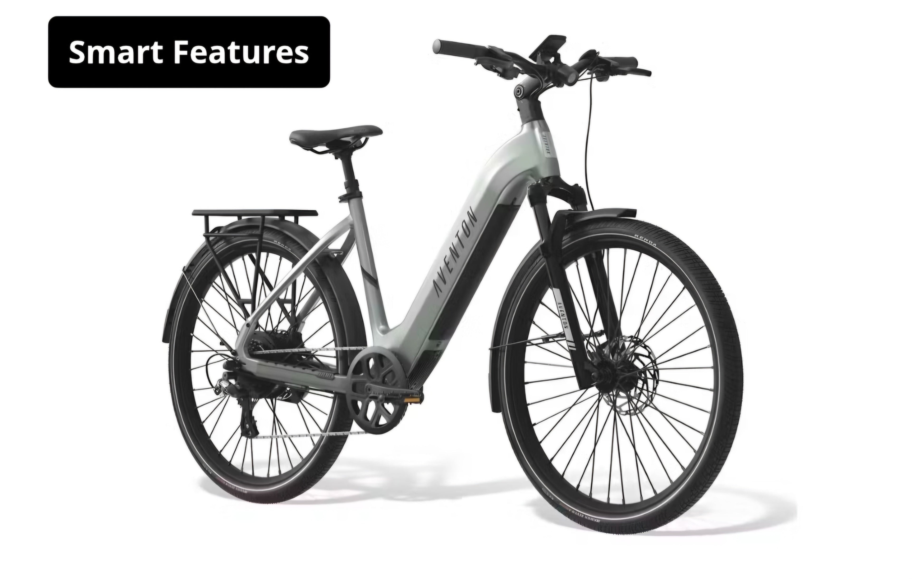Bicicleta eléctrica urbana de paseo Aventon Level.3 (cuadro bajo)