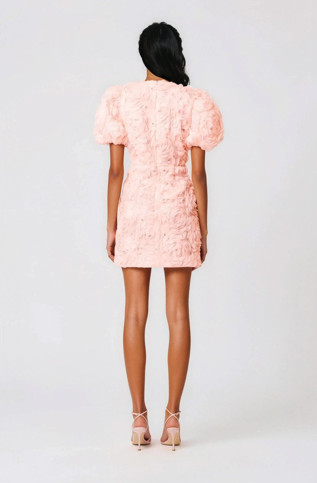 Rosella 3D Mini Dress – Pink