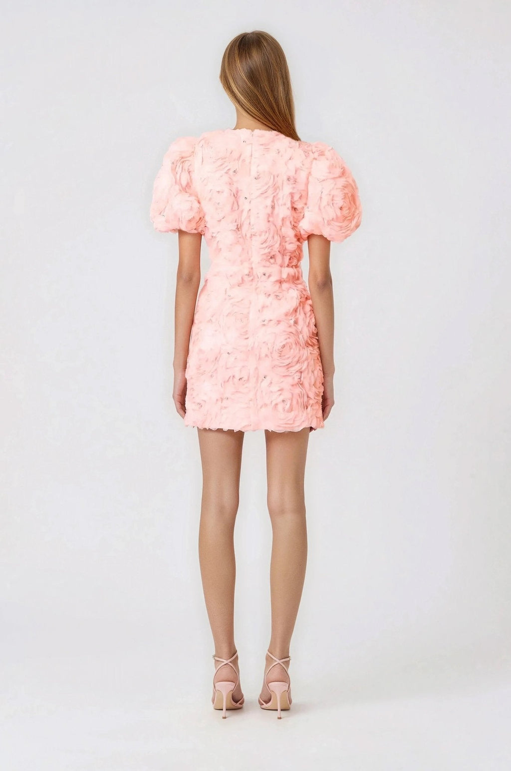 Rosella 3D Mini Dress – Pink