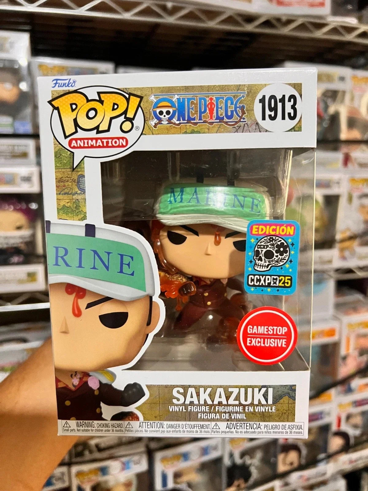 CCXP 2025 Convention Exclusive: Pop! Animation One Piece Sakazuki