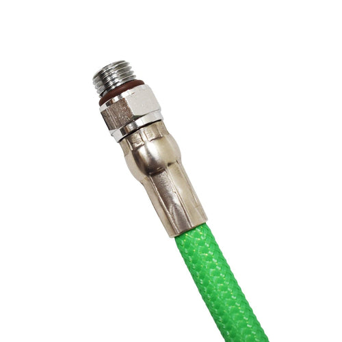 33" Nylon Braided HP High Pressure Hose For Gauge 1st stage, Green