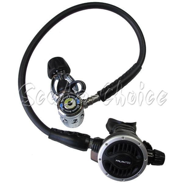 Scuba Diving Dive Palantic AS105 Yoke Adjustable Regulator & Octopus Combo