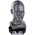 Motorized Mannequin Head Halloween Mask Display Stand with Sound Effects