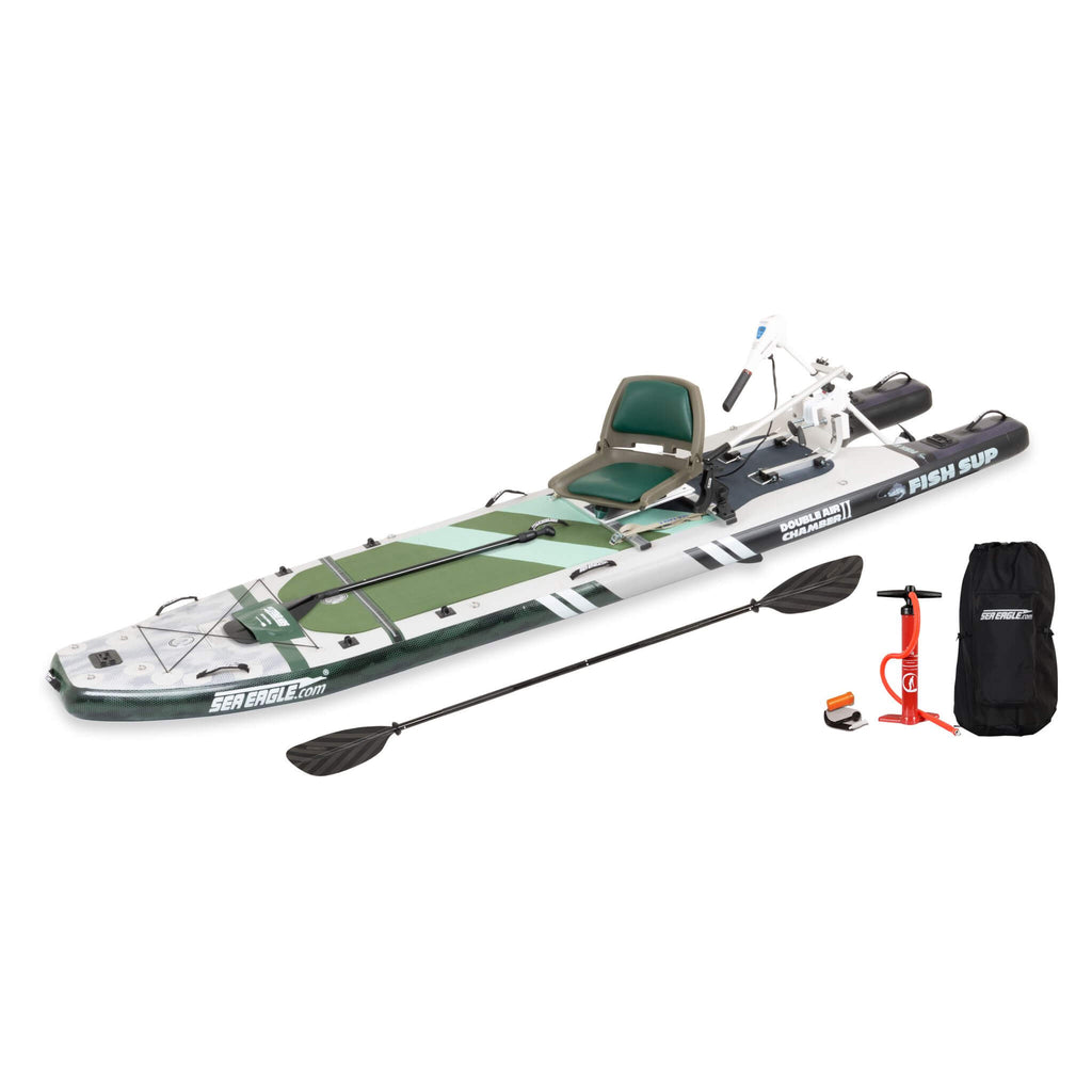 Inflatable Fishing Paddleboard | 1-Person Stand-Up SUP for Fishing & Flatwater Adventures
