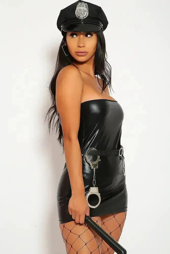 Sexy Black Strapless Versatile Bodycon Costume