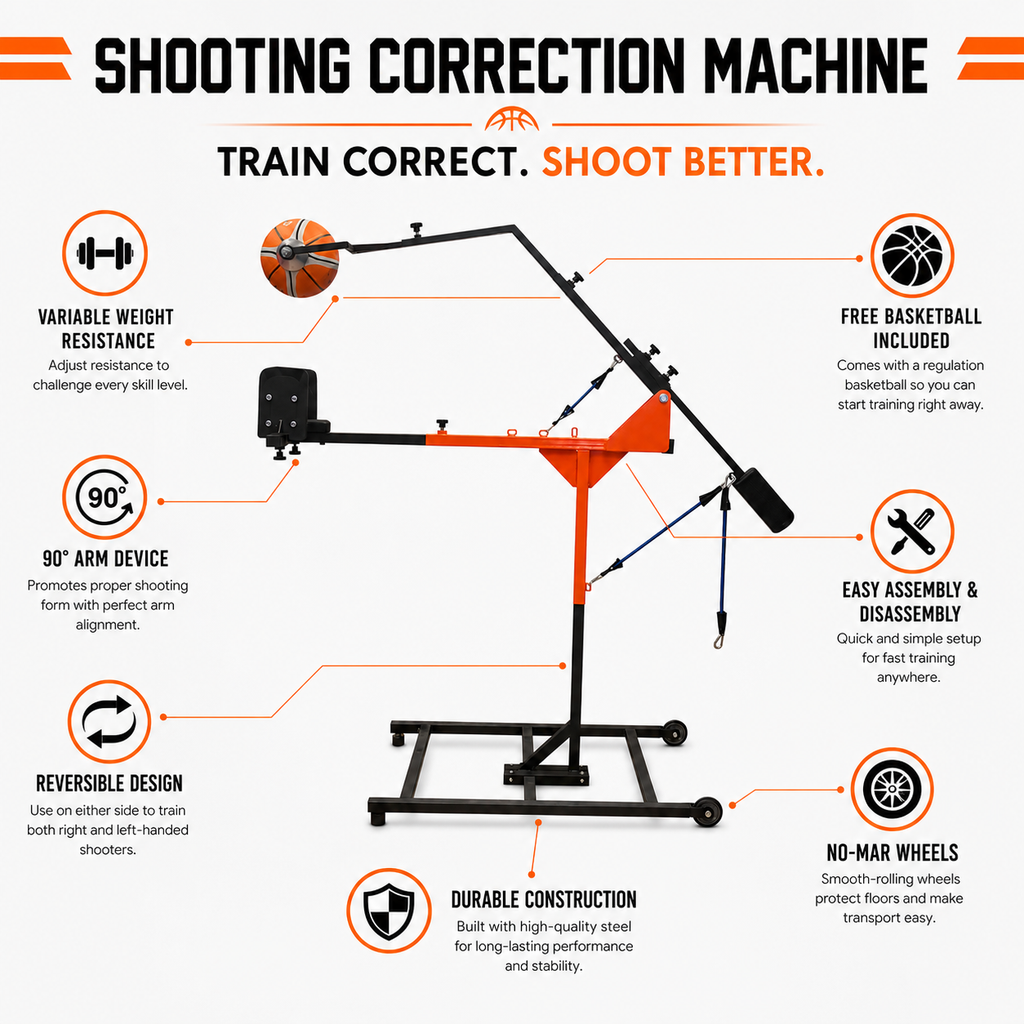 Máquina de corrección de tiro - Entrenamiento de baloncesto Hoopsbasket