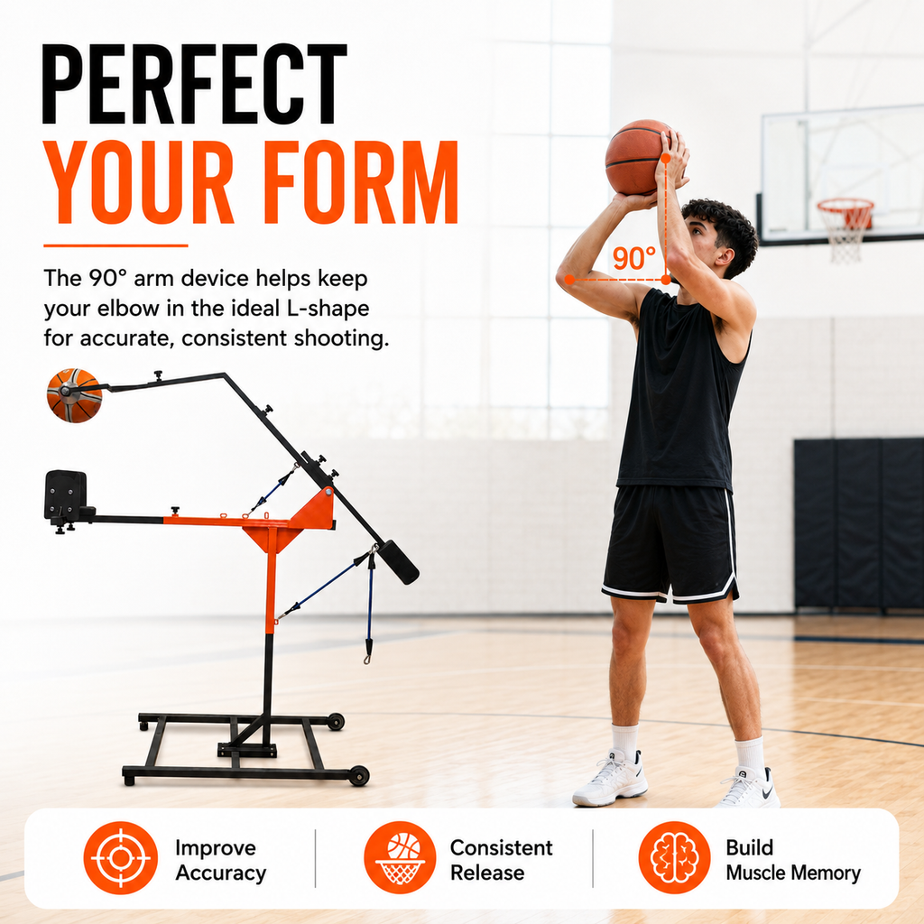 Máquina de corrección de tiro - Entrenamiento de baloncesto Hoopsbasket