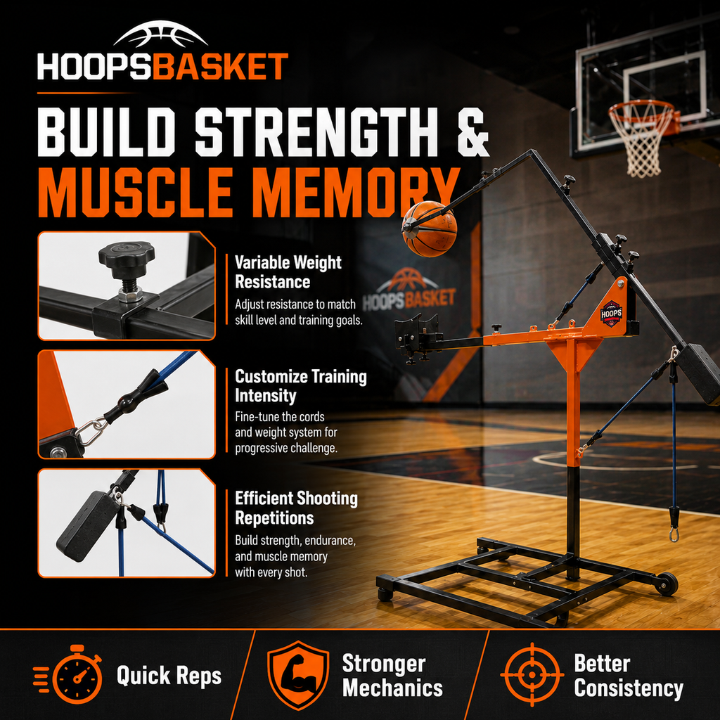 Máquina de corrección de tiro - Entrenamiento de baloncesto Hoopsbasket