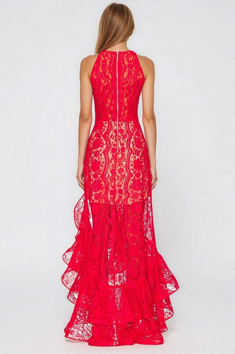 Sicilia Midi Dress – Red