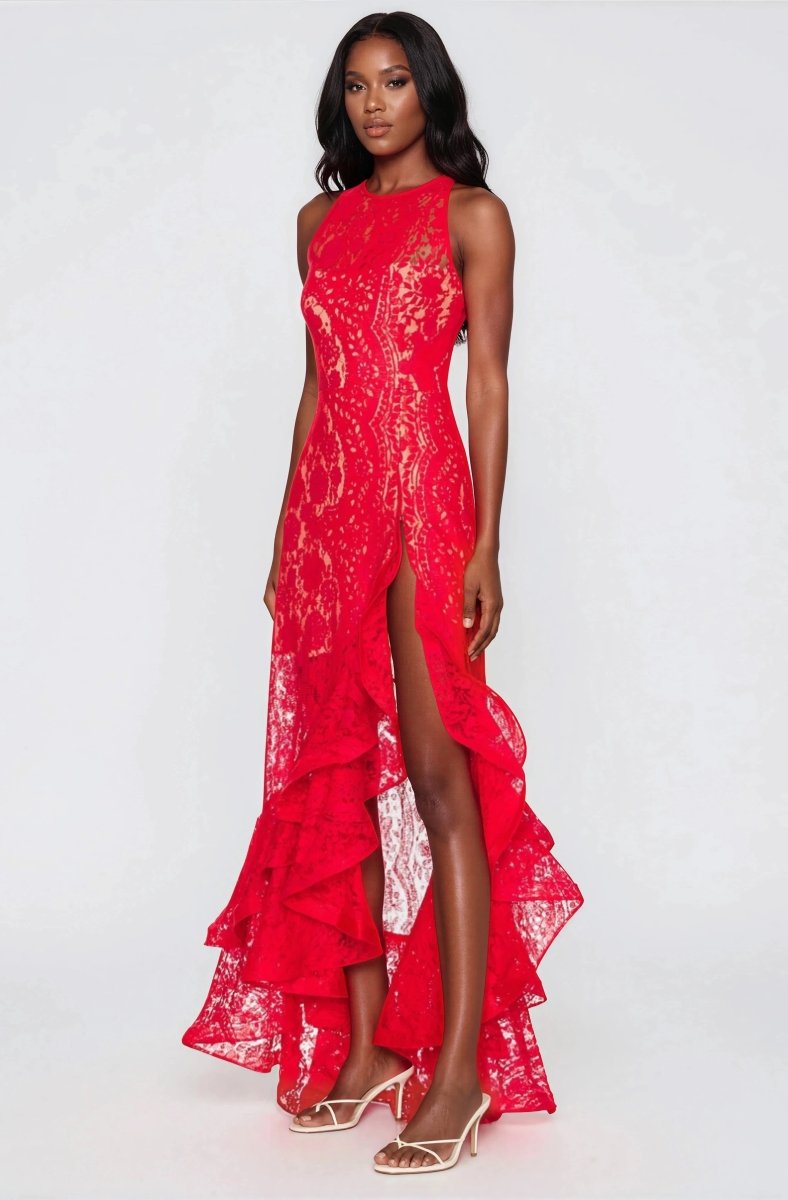 Sicilia Midi Dress – Red