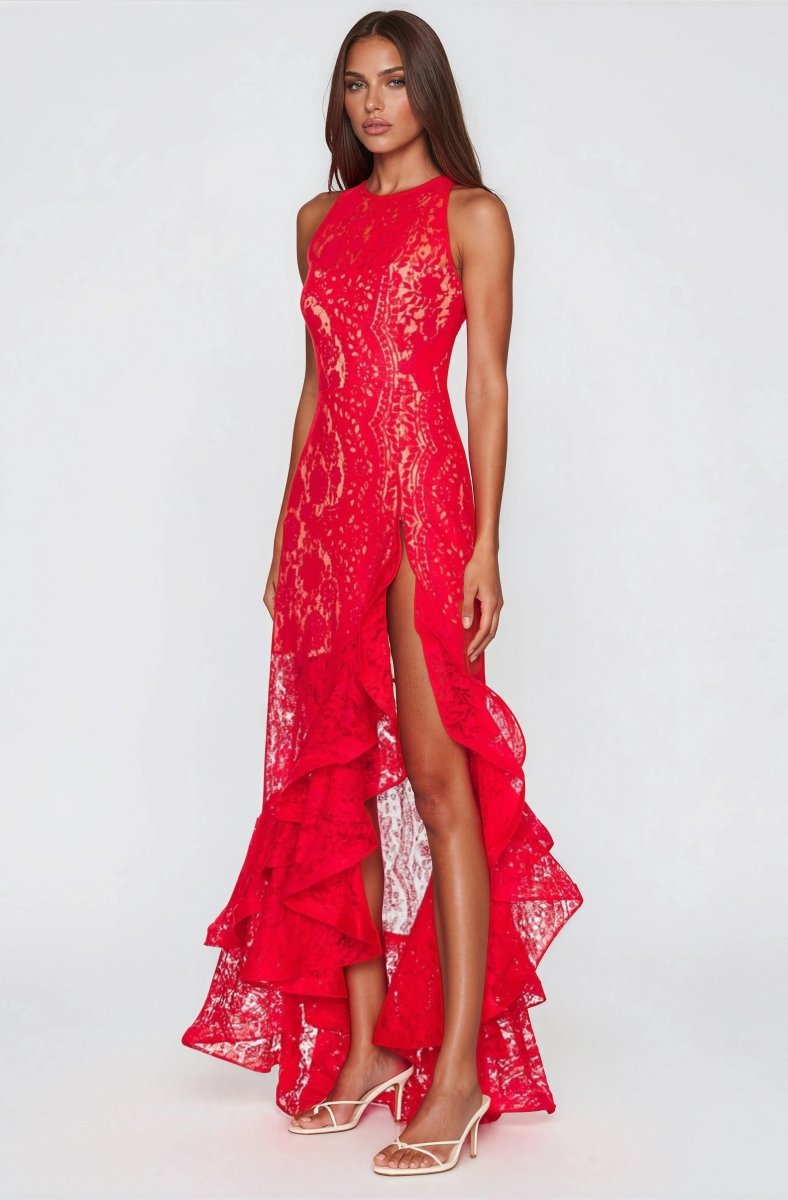 Sicilia Midi Dress – Red