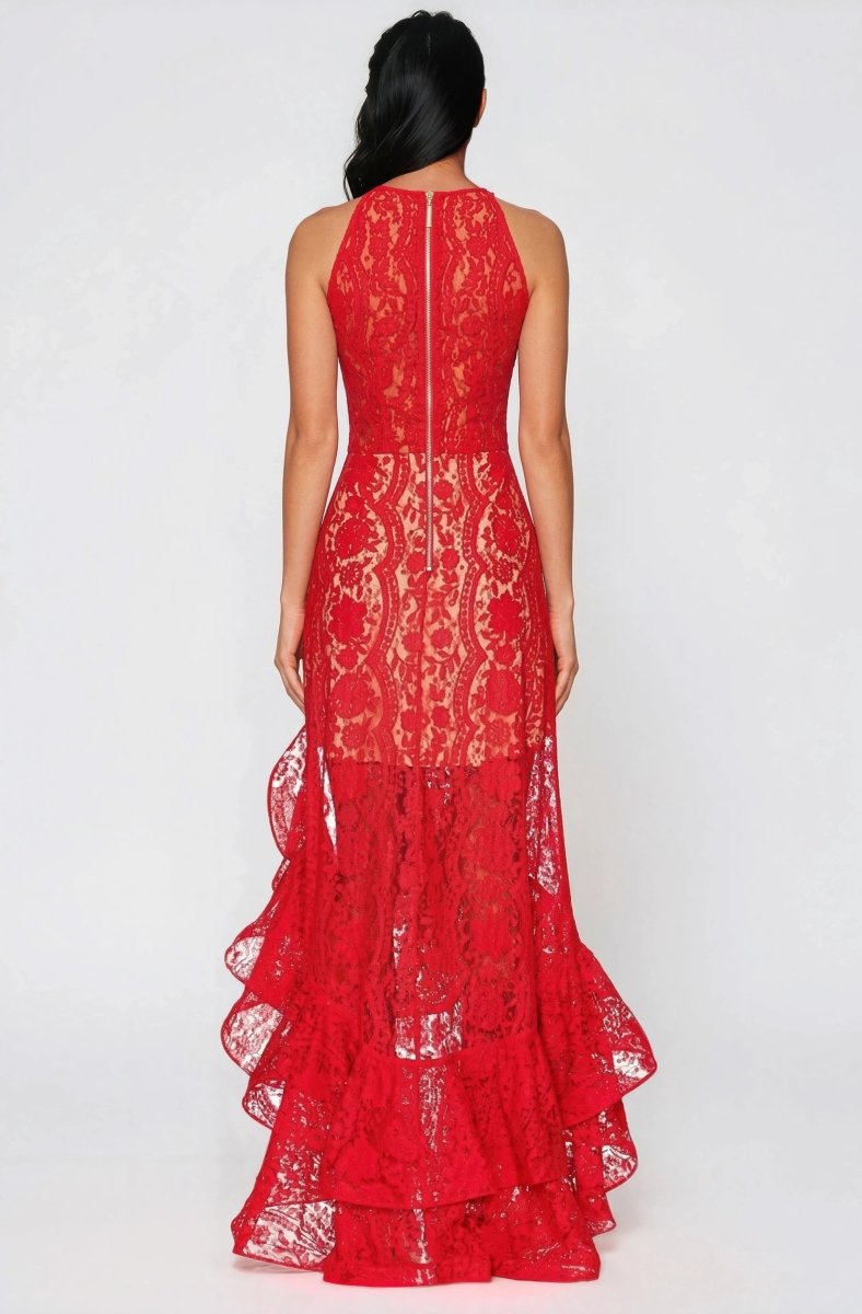 Sicilia Midi Dress – Red
