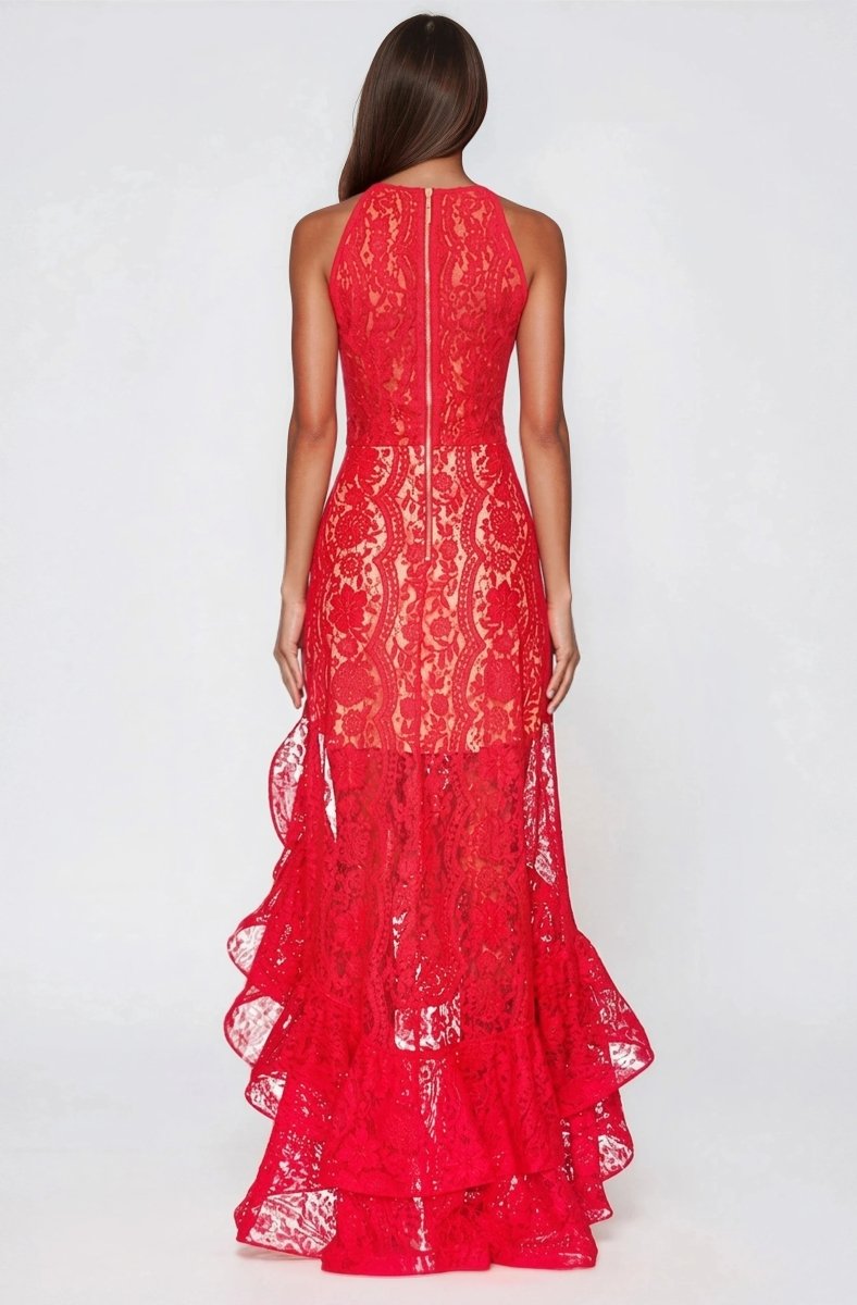 Sicilia Midi Dress – Red