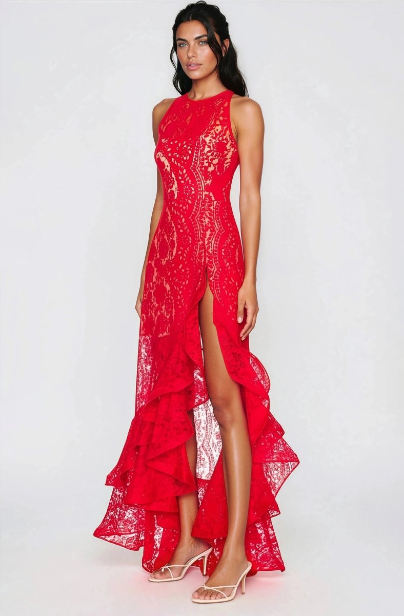 Sicilia Midi Dress – Red
