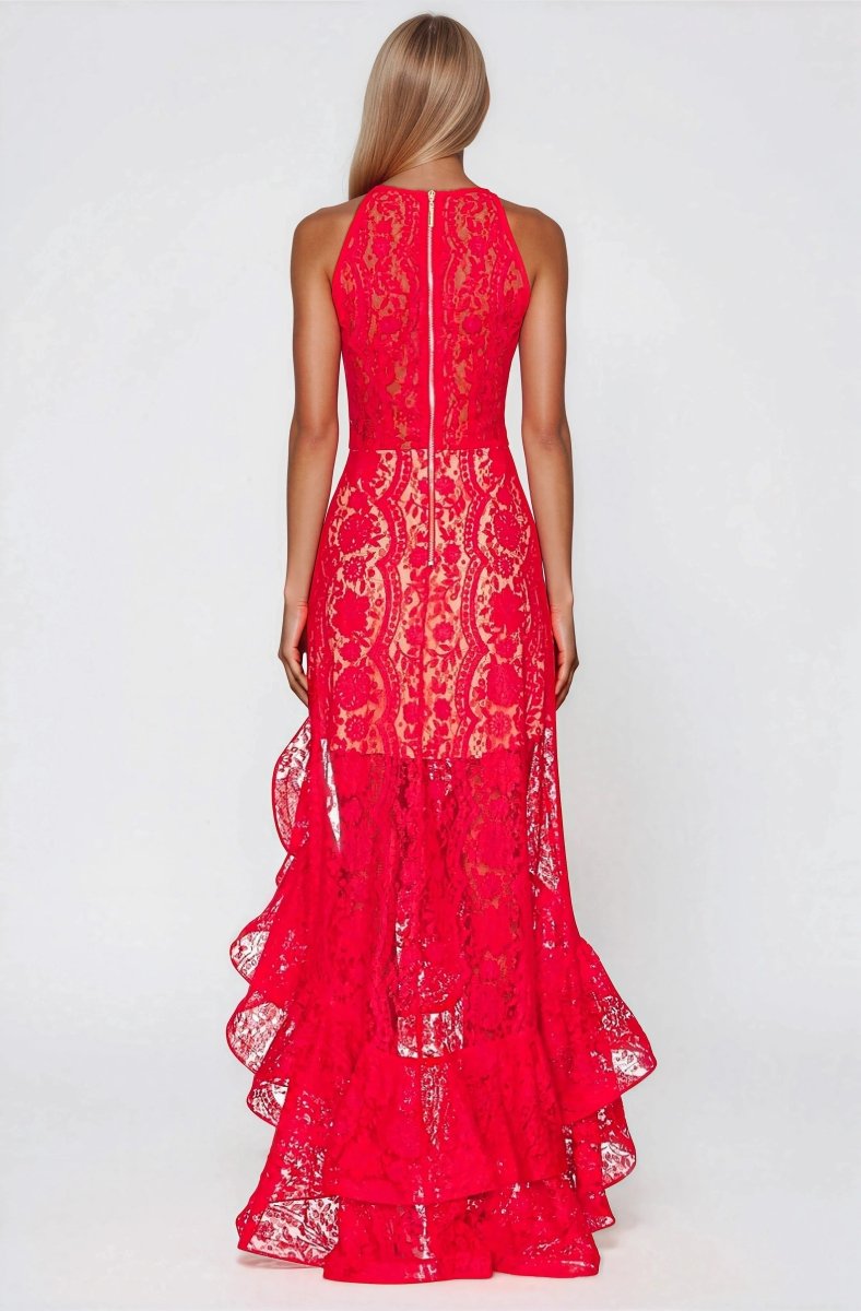 Sicilia Midi Dress – Red