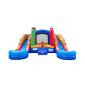 Castillo hinchable deportivo de 16 pies con toboganes de agua dobles (SAK17635)