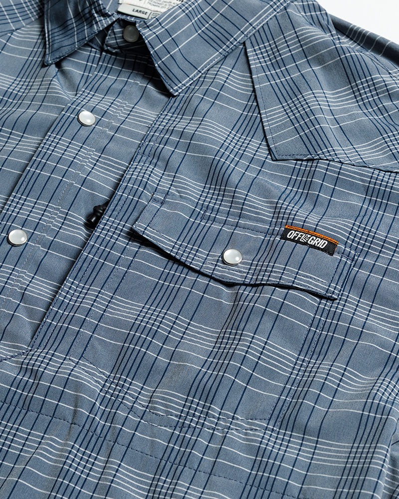 Deke SS Shirt - Dusty Royal