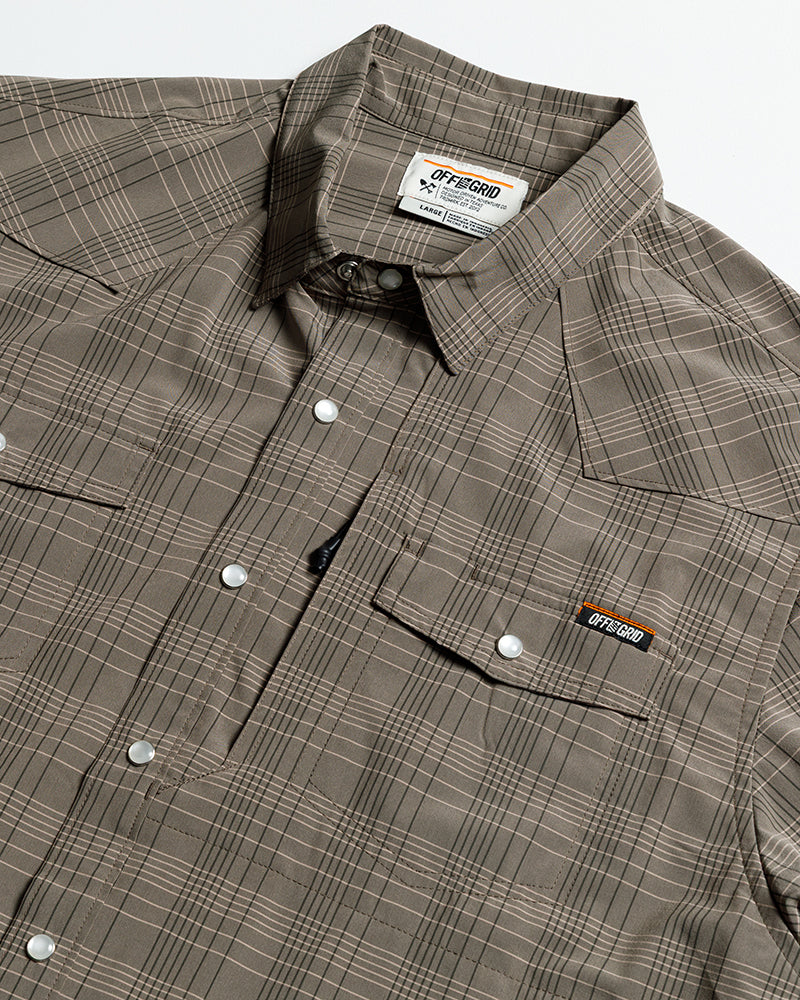 Deke SS Shirt - Beluga Brown