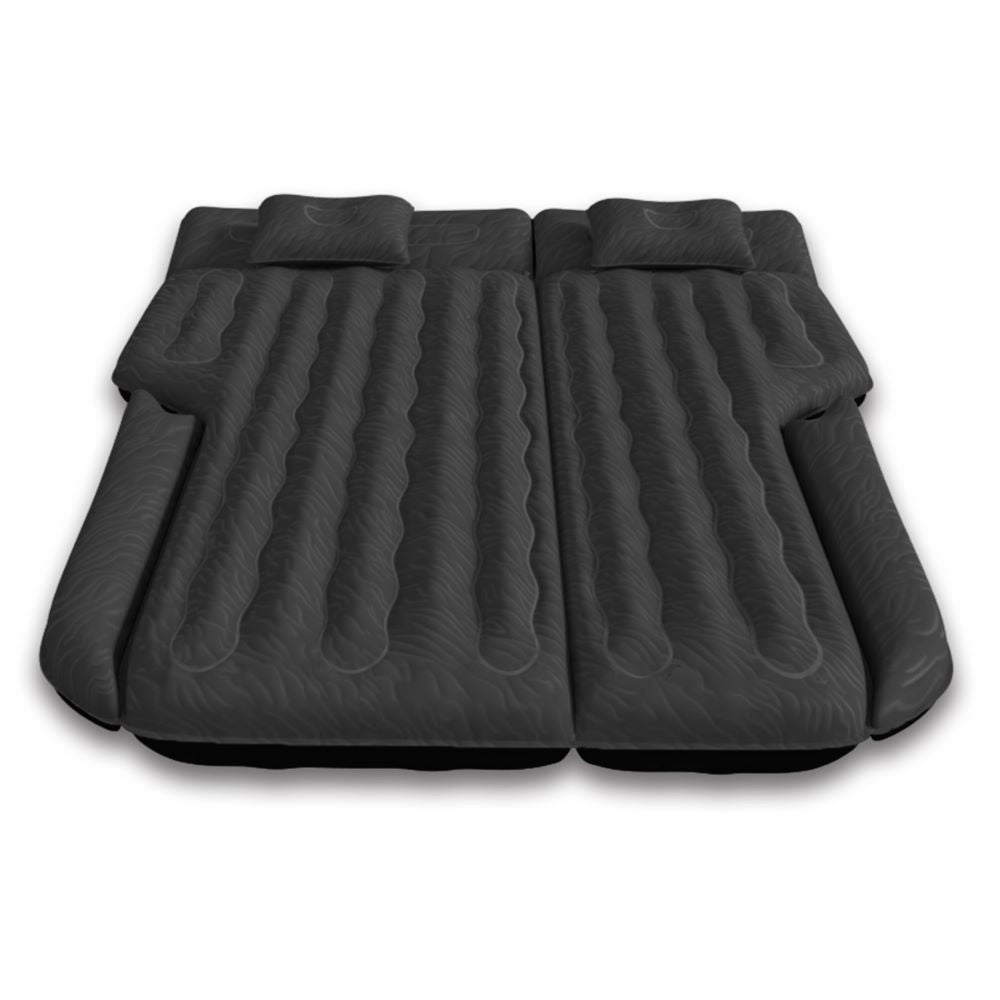 Colchón inflable DikaSun para SUV, flocado mejorado y cama de dormir extra gruesa con superficie de Oxford, bomba eléctrica, cable de carga de 3 m, negro