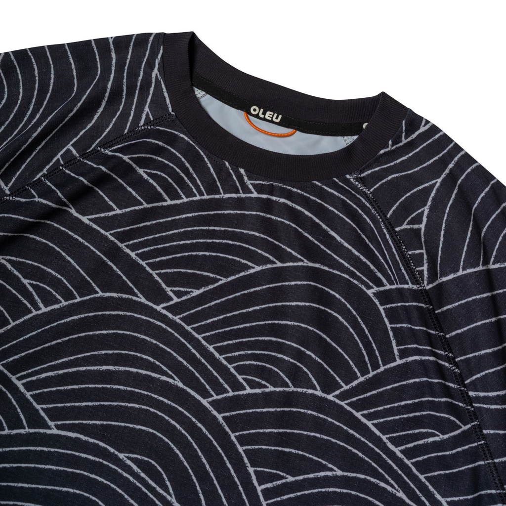 OLEU SUNSPORT™ UV TEE SHIRT - STORM CARBON
