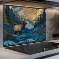 Storm Valley Kitchen Backsplash – Tempered Glass Backsplash For Nature Lovers