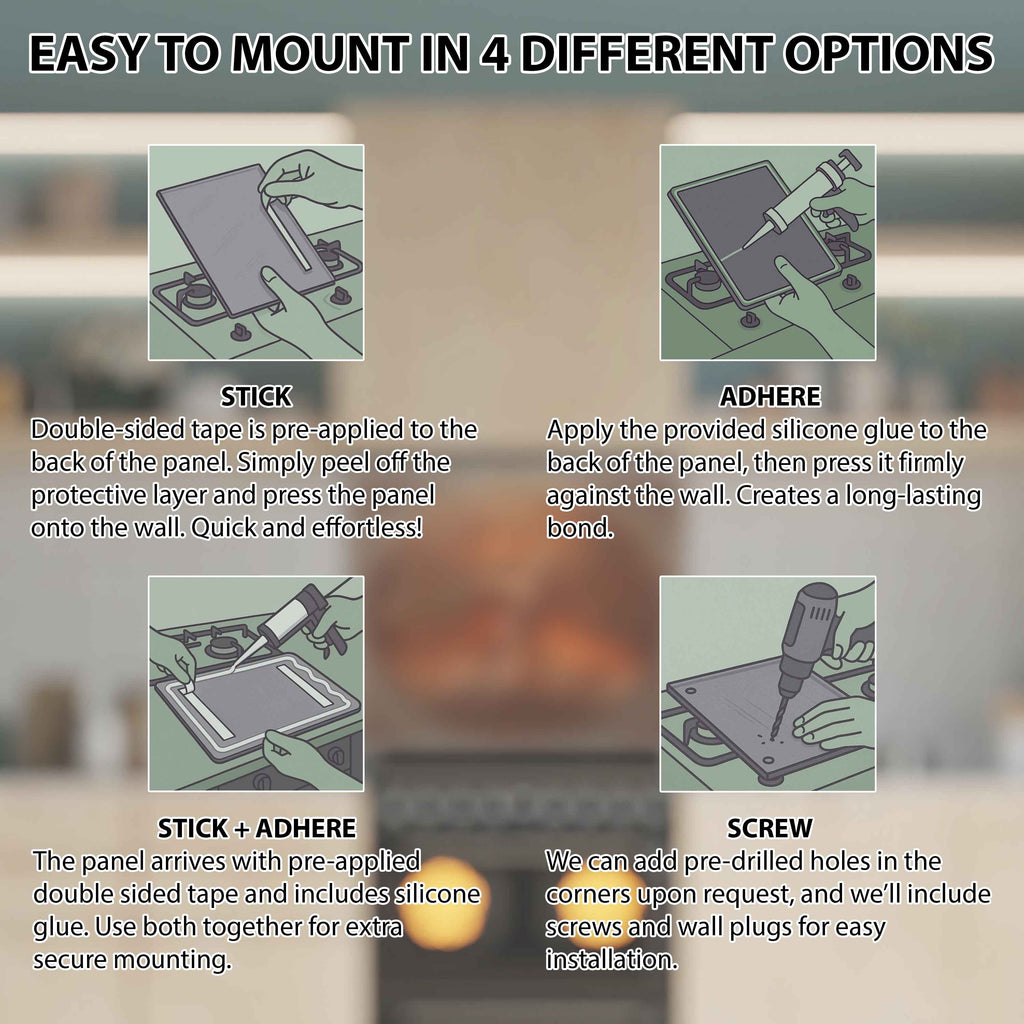 Protector contra salpicaduras de cocina personalizado – Protector contra salpicaduras de cristal templado de raíces celtas