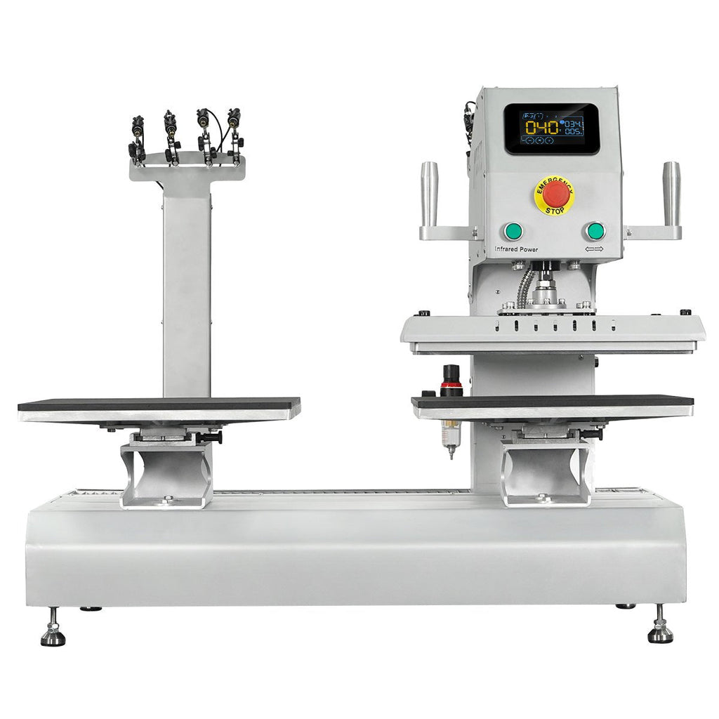 TITAN 16” x 20” Auto / Semi-Auto Dual Station Pneumatic Heat Press with Laser Alignment