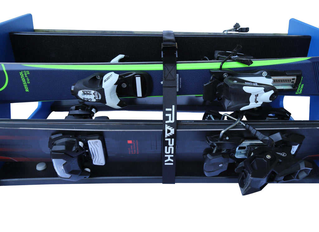 TRAPSKI QUAD Mobile All Mountain Ski and Standard Stance Snowboard Rack
