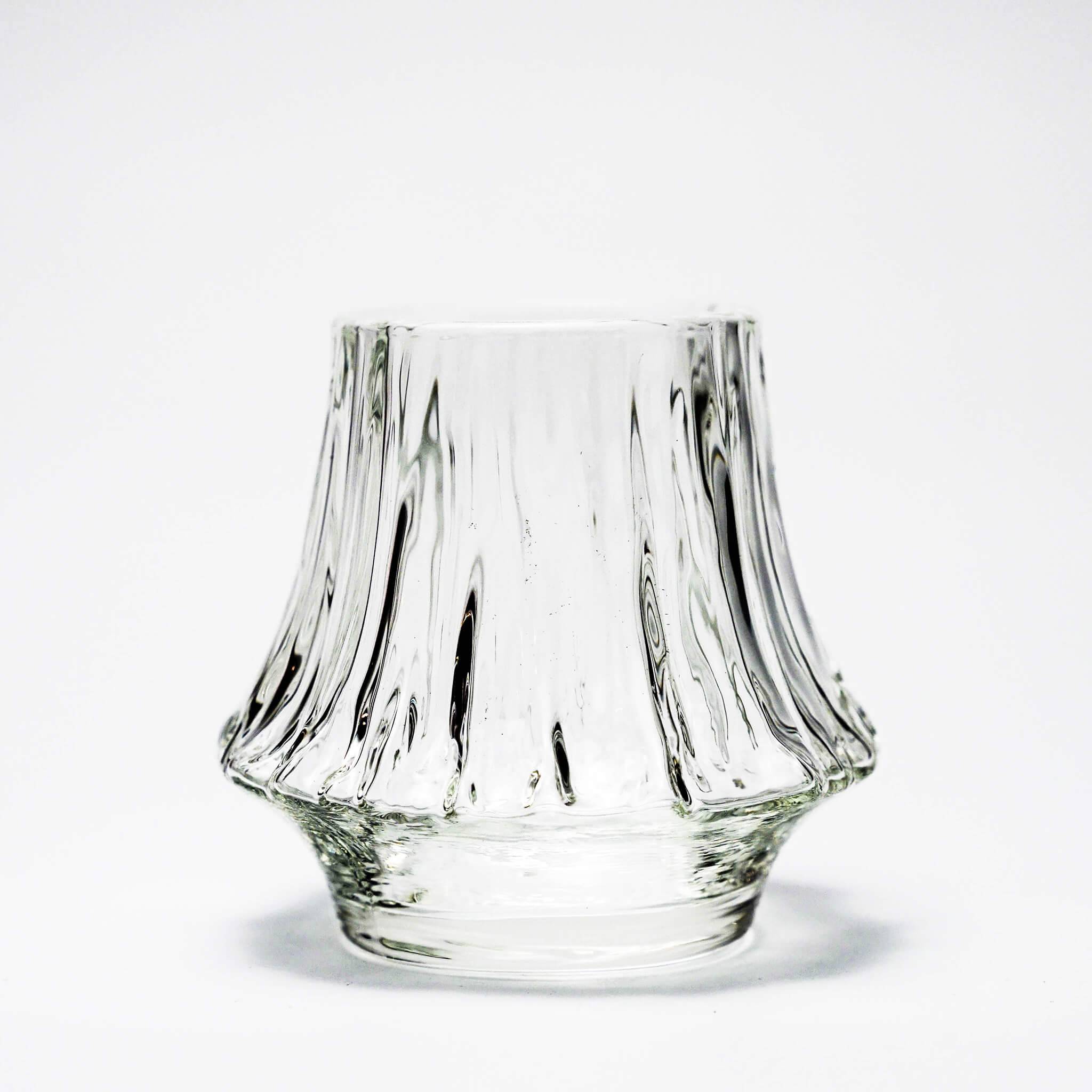 Vaso de whisky de cristal japonés Yama