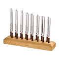 Pro 16 Vibrational Harmony Tuning Fork Set - Weighted