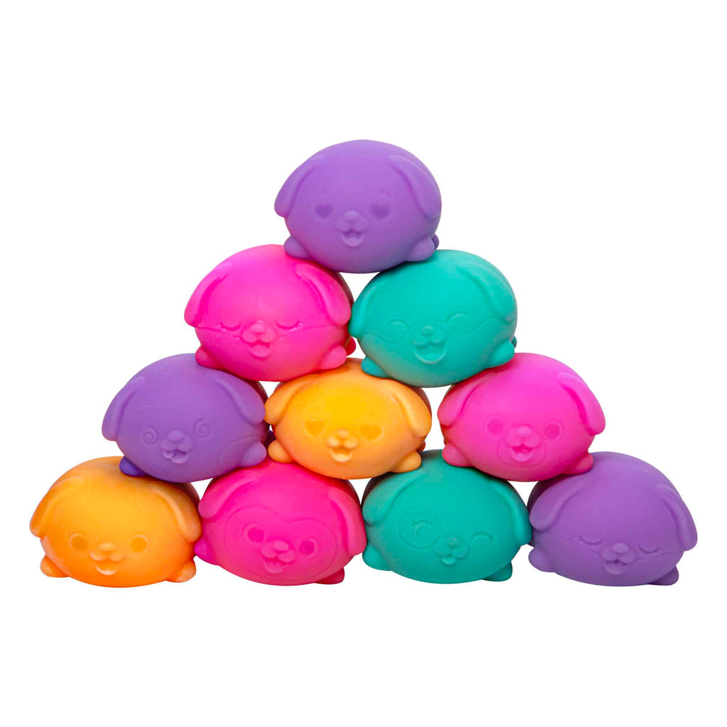 Teenie NeeDoh Funky Pup Set de Tres