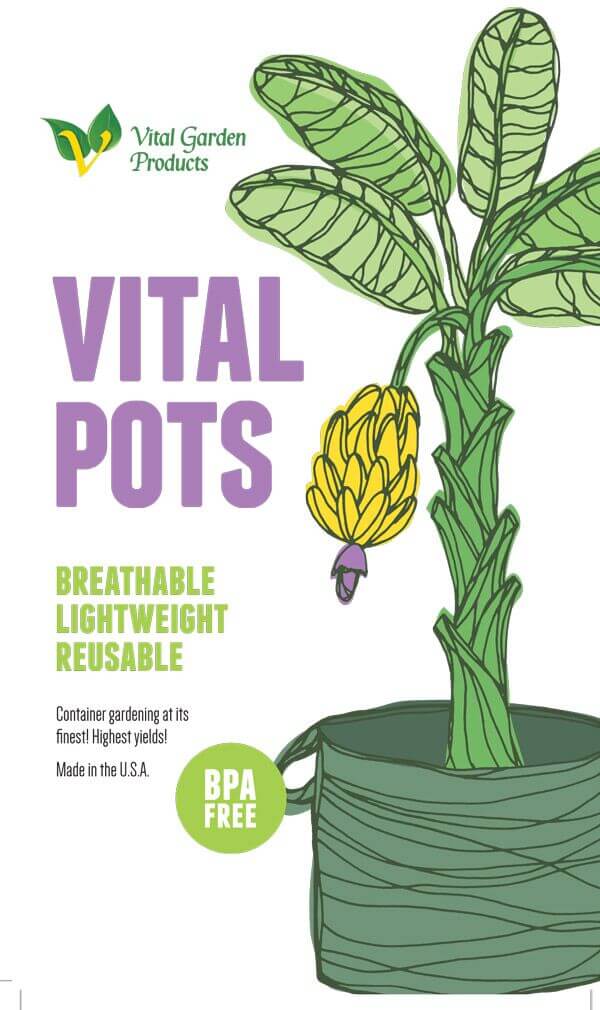 Vital Pots - Air Pruning Fabric Pots