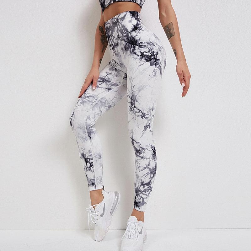 Pantalones Leggings Sin Costuras de Cintura Alta para Mujer para Gimnasio, Entrenamiento, Yoga, Correr, Leggings Sin Costuras de Fitness para Mujer, Pantalones de Entrenamiento con Efecto Push Up, Leggings para Gimnasio y Correr
