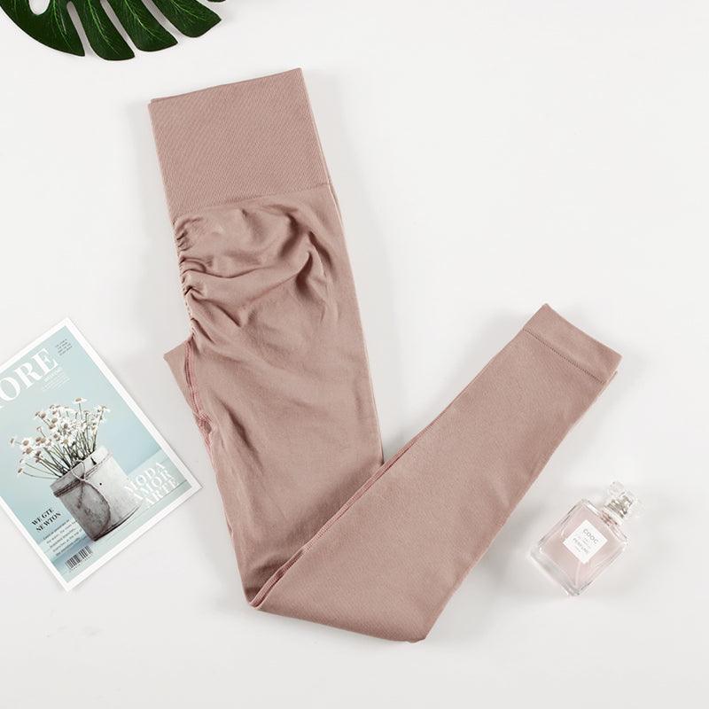 Pantalones de yoga sin costuras para mujer, cintura alta, deportivos, para gimnasio, leggings suaves elásticos para mujer, leggings sin costuras moldeadores de cintura alta con control, leggings push up, leggings ajustados de fitness para mujer
