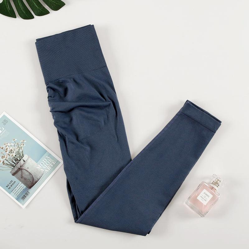 Pantalones de yoga sin costuras para mujer, cintura alta, deportivos, para gimnasio, leggings suaves elásticos para mujer, leggings sin costuras moldeadores de cintura alta con control, leggings push up, leggings ajustados de fitness para mujer