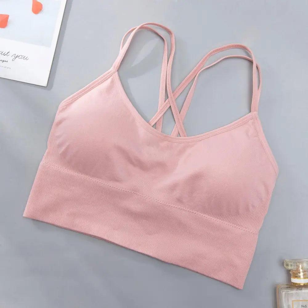 Sujetador deportivo para mujer, sexy, transpirable, top deportivo, sujetador de yoga, top push up, ropa interior deportiva de gimnasio para mujer, sujetador sin costuras para mujer