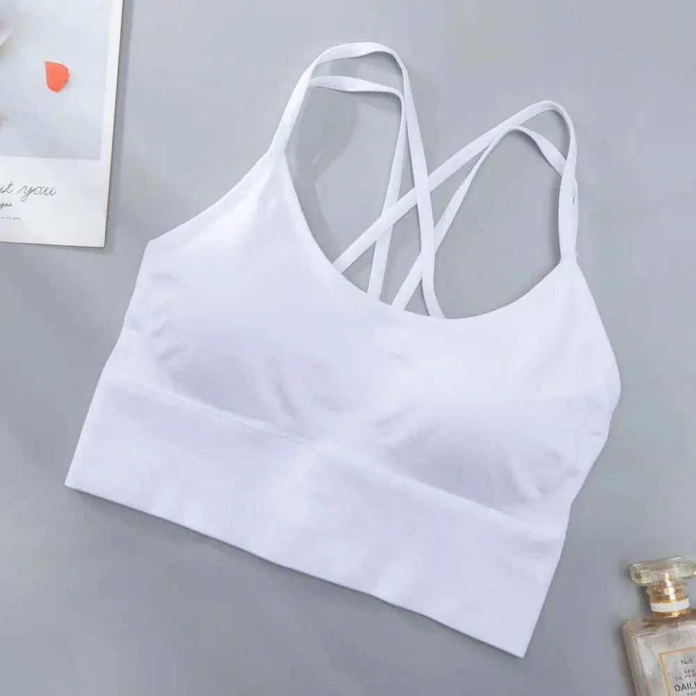 Sujetador deportivo para mujer, sexy, transpirable, top deportivo, sujetador de yoga, top push up, ropa interior deportiva de gimnasio para mujer, sujetador sin costuras para mujer