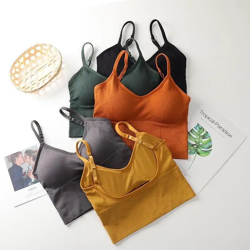 Sujetador deportivo para mujer, sexy, transpirable, top deportivo, sujetador de yoga, top push up, ropa interior deportiva de gimnasio para mujer, sujetador sin costuras para mujer