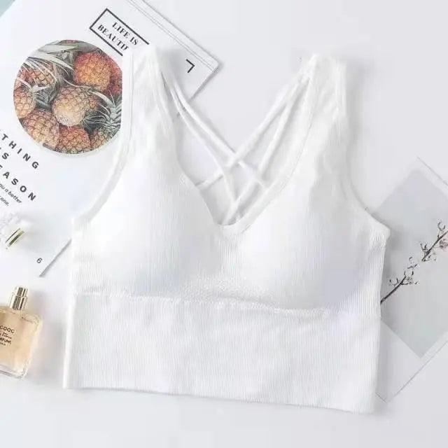 Sujetador deportivo para mujer, sexy, transpirable, top deportivo, sujetador de yoga, top push up, ropa interior deportiva de gimnasio para mujer, sujetador sin costuras para mujer