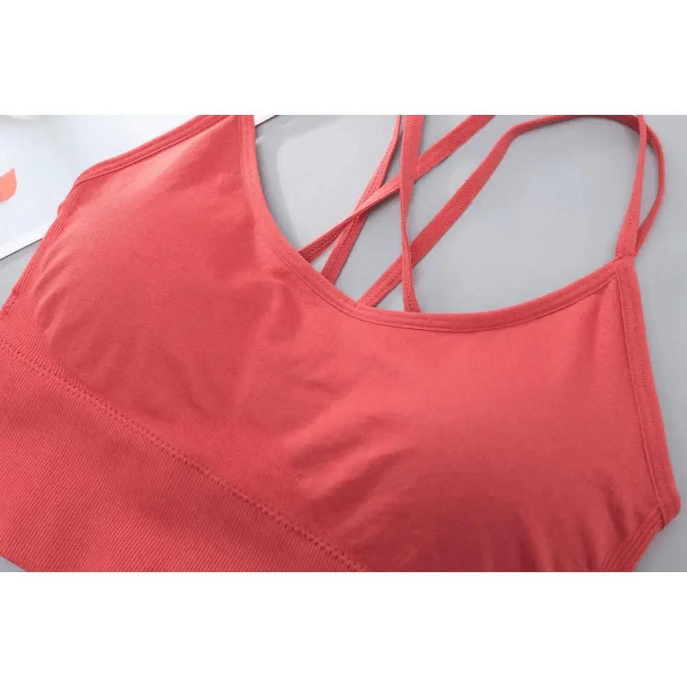 Sujetador deportivo para mujer, sexy, transpirable, top deportivo, sujetador de yoga, top push up, ropa interior deportiva de gimnasio para mujer, sujetador sin costuras para mujer