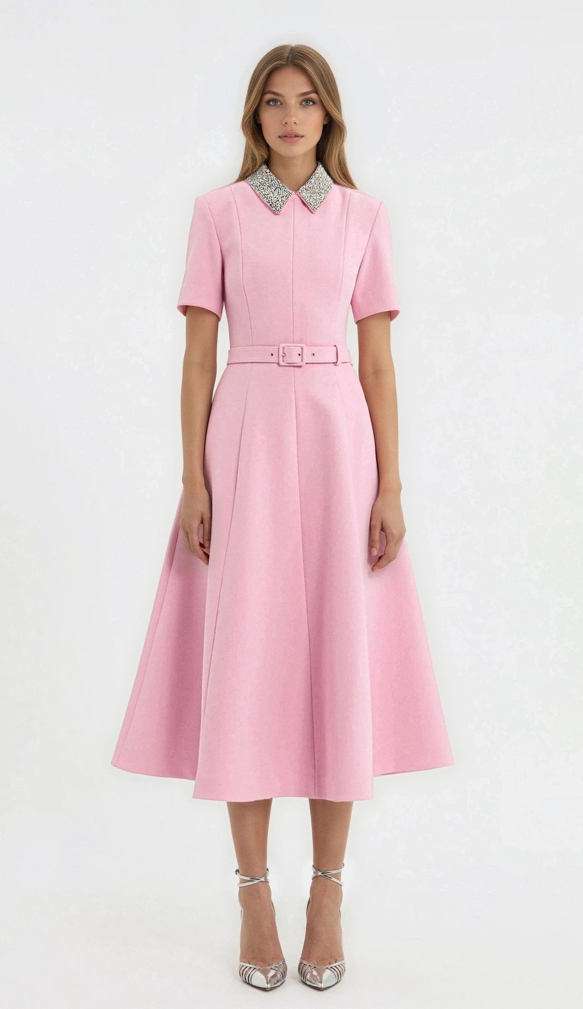 Xena S/S Midi – Pink