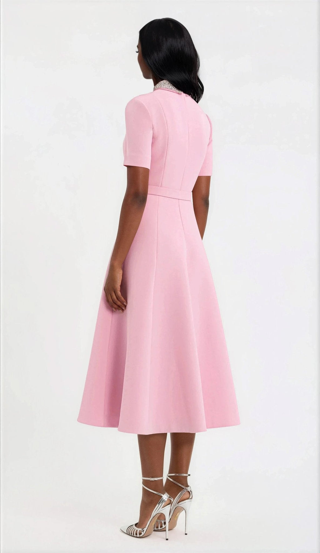 Xena S/S Midi – Pink