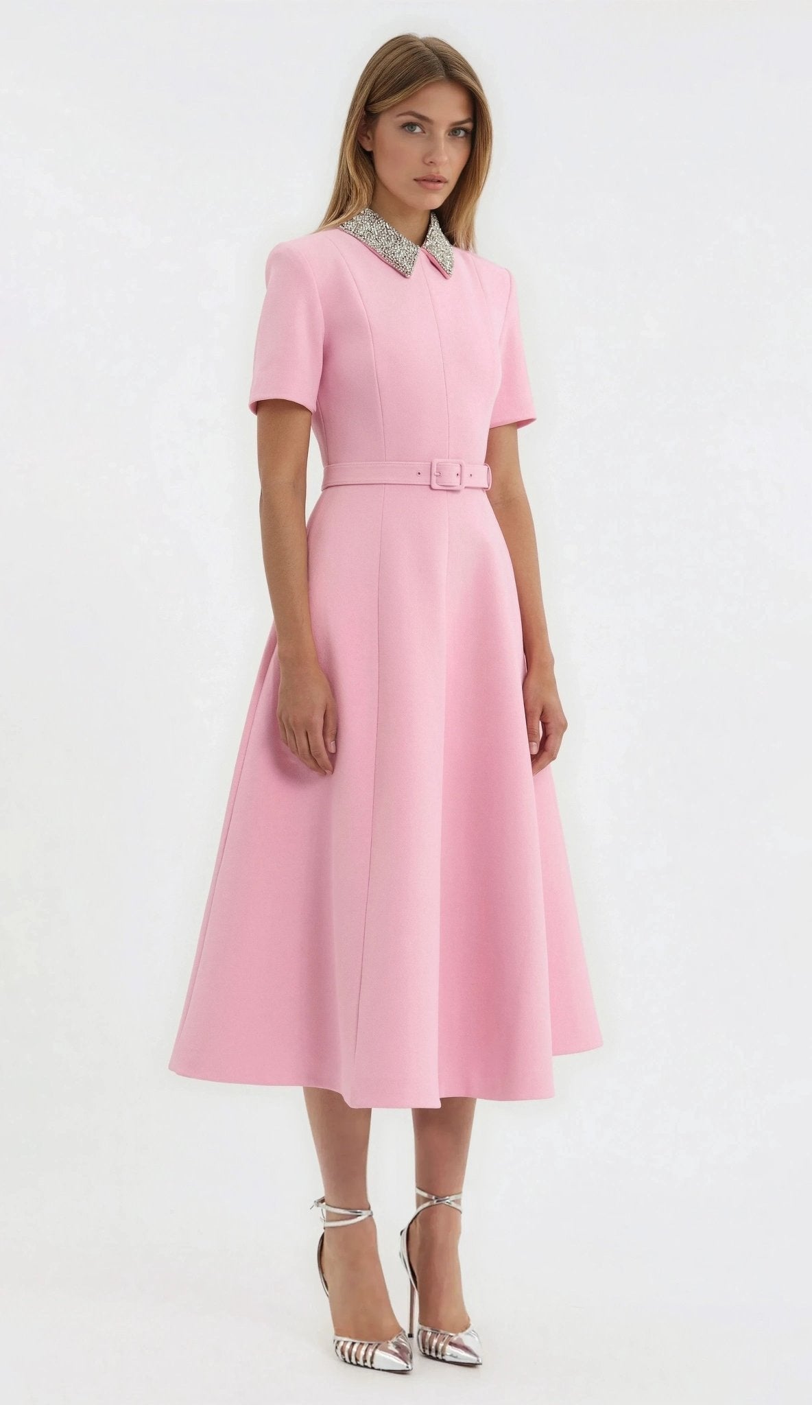 Xena S/S Midi – Pink
