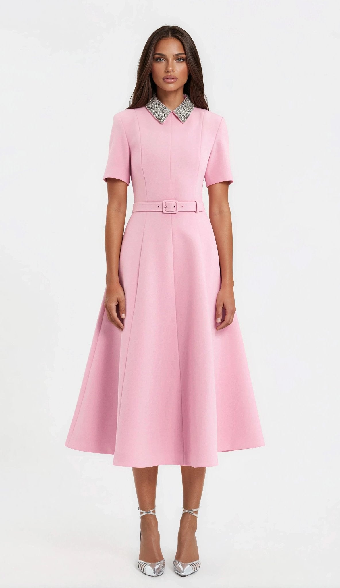 Xena S/S Midi – Pink