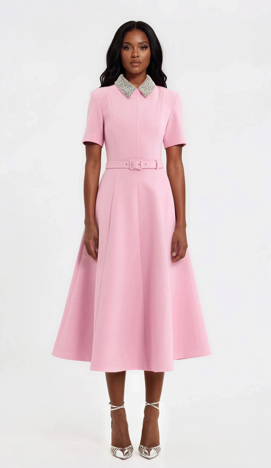 Xena S/S Midi – Pink