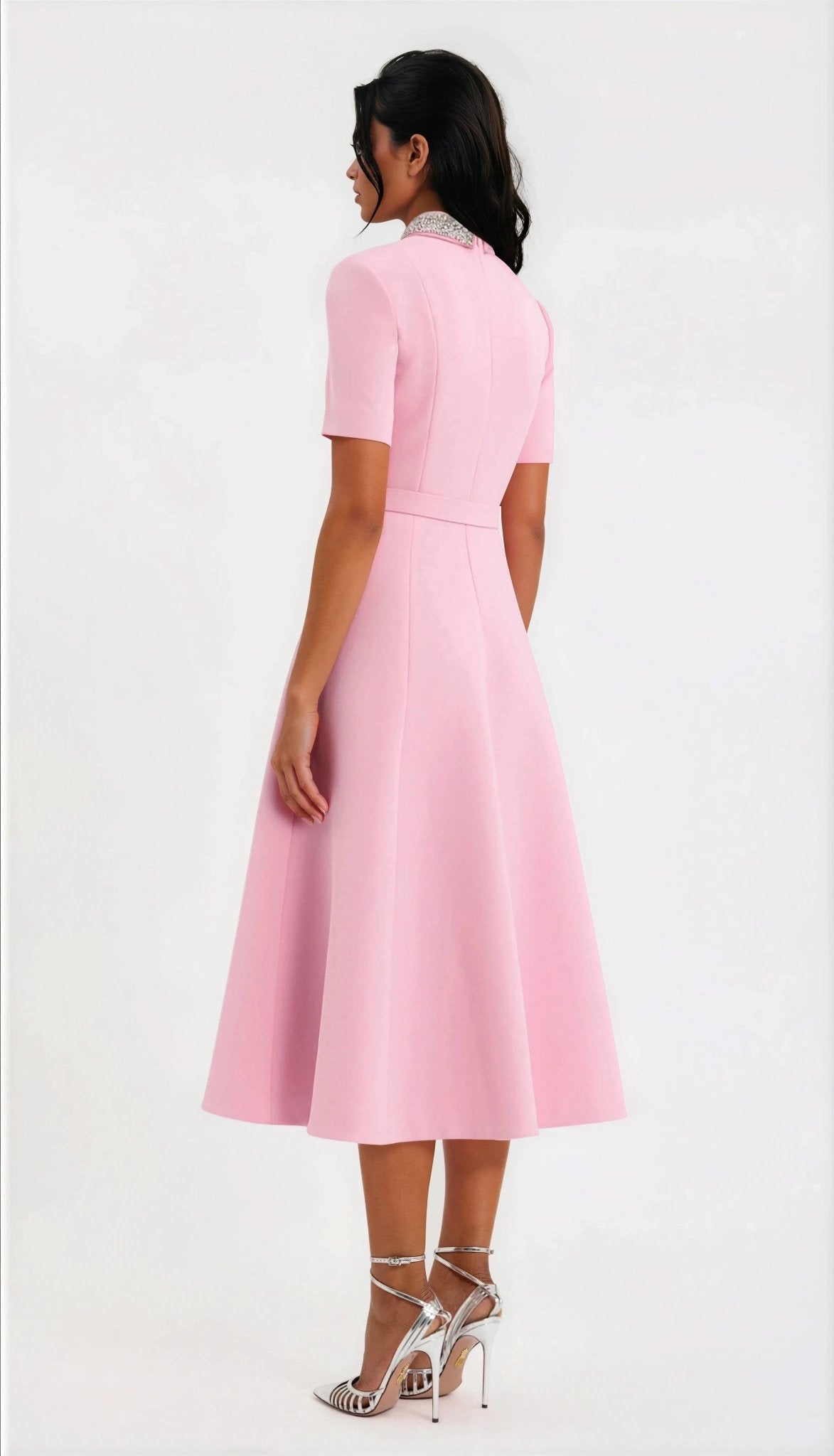 Xena S/S Midi – Pink