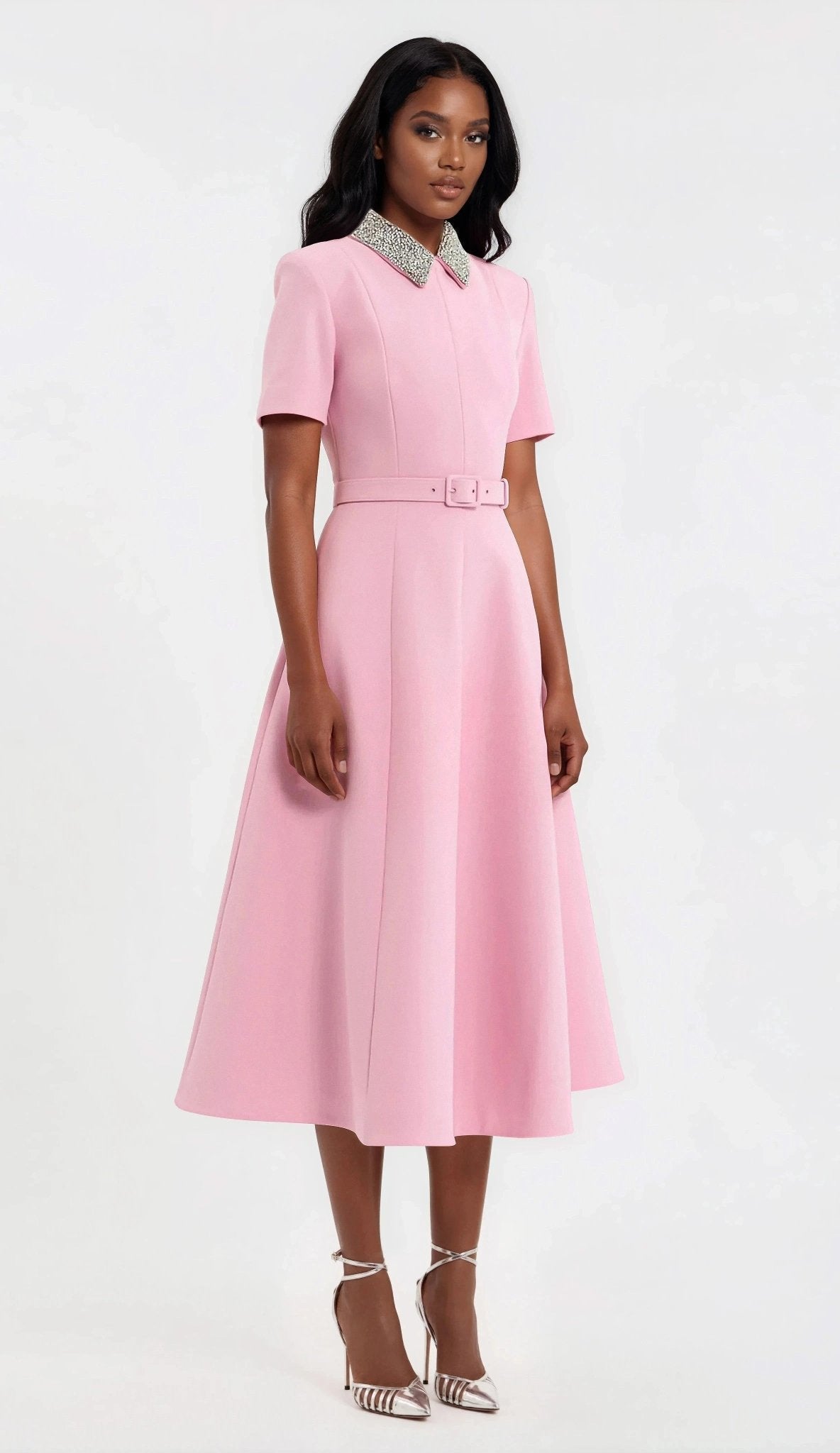 Xena S/S Midi – Pink